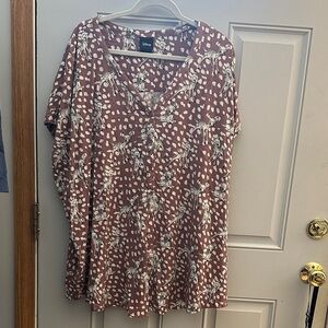Disney Women's Brown Blouse with Bambi Design